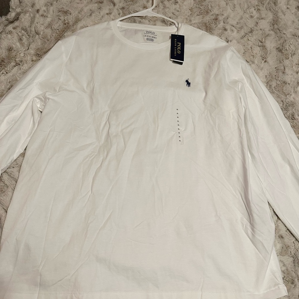 Polo by Ralph Lauren White Long Sleeve Tee